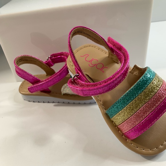 Sugar Rainbow Cake Toddler Sandal 5T and 6T - Picture 4 of 9